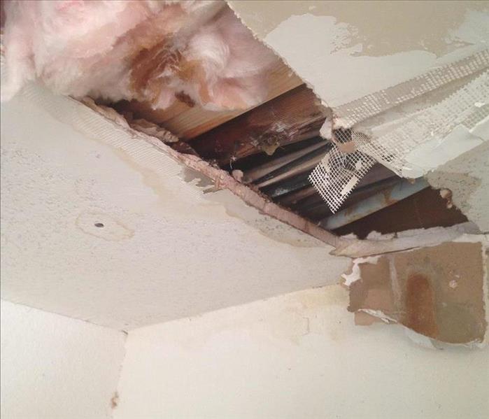 ceiling caving in