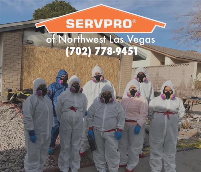 Group photo of SERVPRO employees.